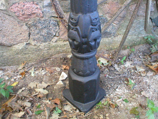 BIG CAST IRON HORSEHEAD HITCHING POST HOME DECK GARDEN DECOR H