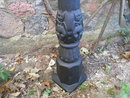 BIG CAST IRON HORSEHEAD HITCHING POST HOME DECK GARDEN DECOR H