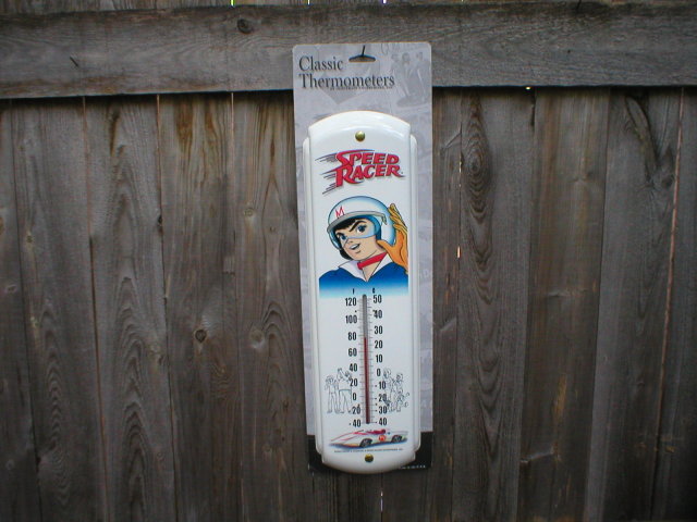 SPEED RACER THERMOMETER METAL ADV SIGNS S