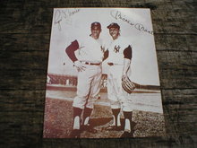 MICKEY MANTLE ROGER MARIS PRINT PICTURE AD SIGN POSTER M