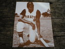 ROBERTO CLEMENTE PRINT PICTURE AD SIGN POSTER C