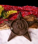 STAR DOOR KNOCKER CAST IRON