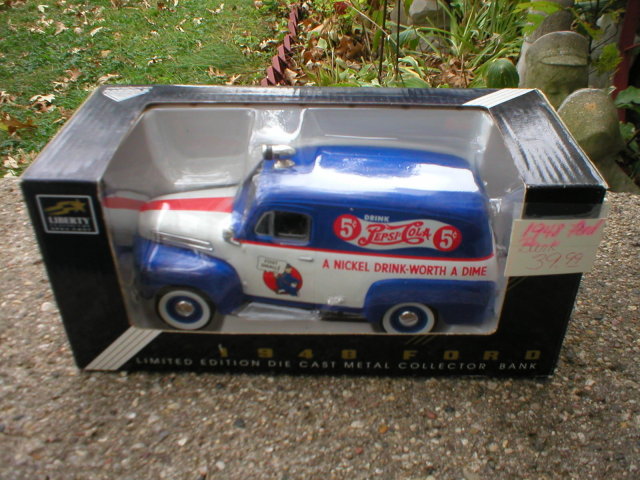 PEPSI 1948 FORD DIECAST FORD F-1 PANEL TRUCK F