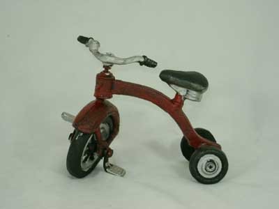 SMALL CAST IRON TOY TRICYCLE T