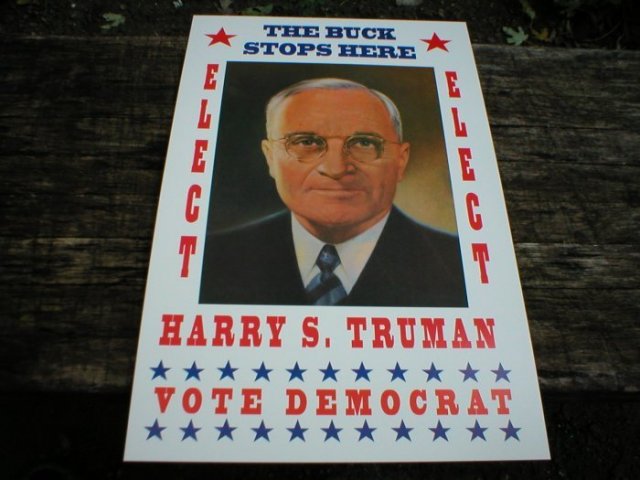 HARRY S. TRUMAN POSTER PRINT
