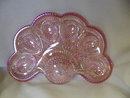 PINK CARNIVAL SIX EGG DINNER PLATE E