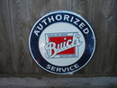BUICK AUTHORIZED SERVICE TIN SIGN RETRO ADV SIGNS