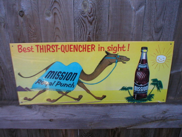 MISSION ROYAL PUNCH TIN SIGN