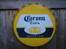 CORONA EXTRA MOLDED CRIMPED TIN BOTTLE CAP M