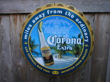 CORONA EXTRA MOLDED CRIMPED TIN BOTTLE CAP M