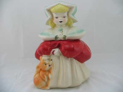 HAND PAINTED GOLDILOCKS COOKIE JAR G