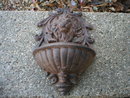 CAST IRON LION PLANTER IRONWARE DECOR A