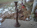 CAST IRON ANGEL CANDLE HOLDER IRONWARE DECOR A