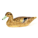 PAINTED WOOD DUCK DECOY HOME OFFICE DECOR D