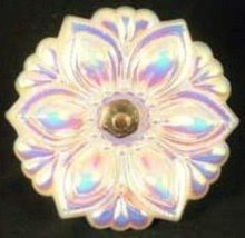 PEARLIZED CURTAIN DRAPERY TIEBACKS ONE PAIR GLASS