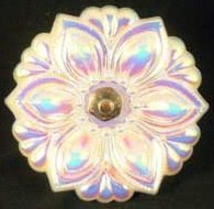 PEARLIZED CURTAIN DRAPERY TIEBACKS ONE PAIR GLASS