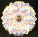 PEARLIZED CURTAIN DRAPERY TIEBACKS ONE PAIR GLASS
