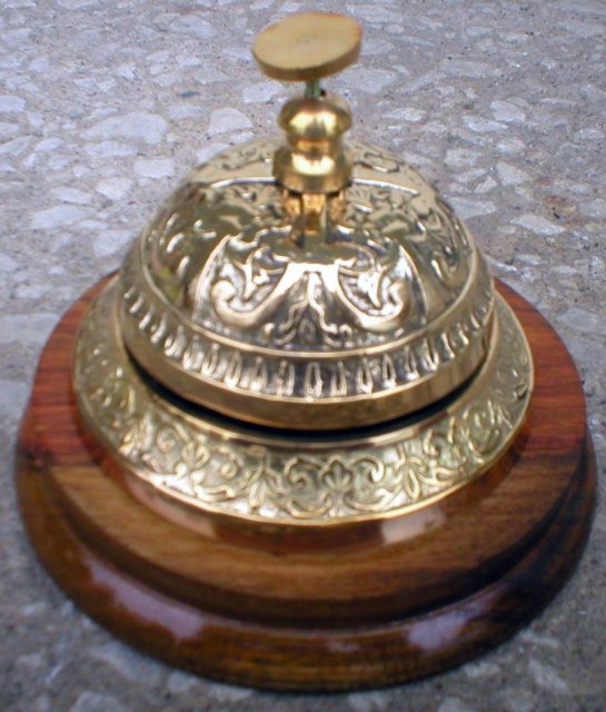 BRASS DESKTOP HOTEL BELL