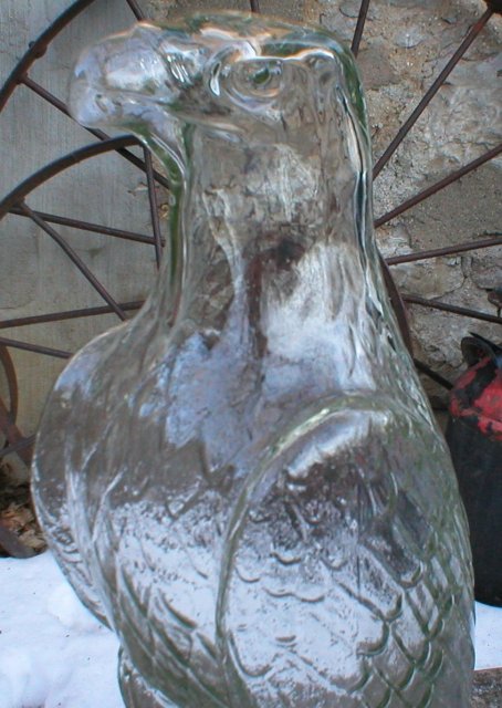 CLEAR EAGLE GAS PUMP GLOBE E
