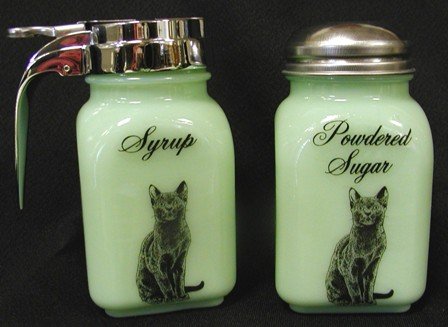 JADE CAT BREAKFAST SET JADEITE SYRUP POWDERED SUGAR