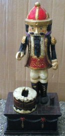 NUT CRACKER CAST IRON MECHANICAL BANK N