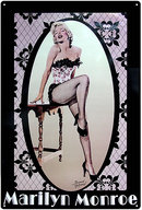 MARILYN MONROE TIN SIGN METAL ADV SIGNS M