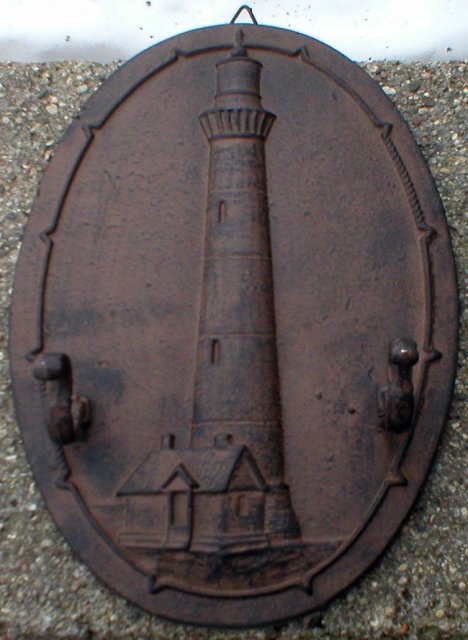 LIGHTHOUSE WALL HOOK CAST IRON DECOR H