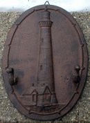 LIGHTHOUSE WALL HOOK CAST IRON DECOR H