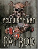 RAT ROD TIN SIGN RETRO METAL ADV SIGNS