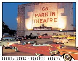 ROUTE 66 DRIVE-IN TIN SIGN METAL RETRO ADV SIGNS C
