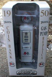 1950 TOKHEIM CORVETTE DIECAST GAS PUMP S