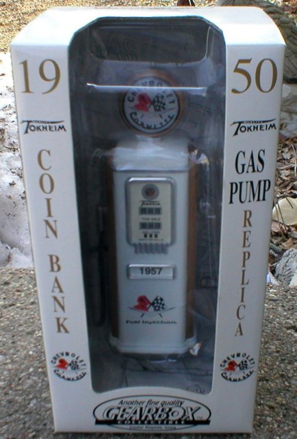 1950 TOKHEIM CORVETTE DIECAST GAS PUMP S