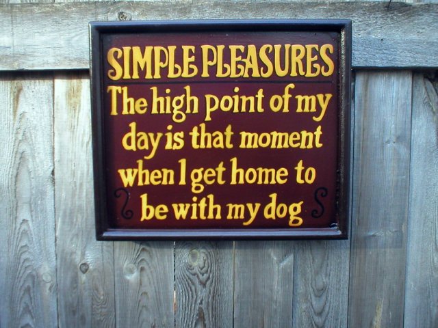 SIMPLE PLEASURES HIGH POINT OF MY DAY SIGN