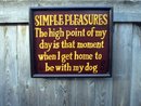 SIMPLE PLEASURES HIGH POINT OF MY DAY SIGN