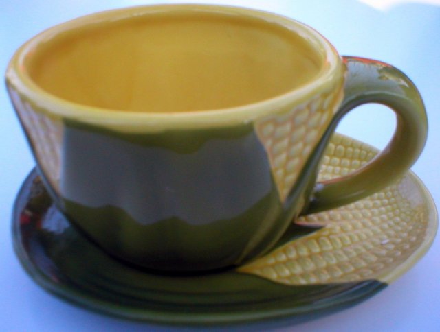 SHAWNEE CORN KING COFFEE CUP SAUCER