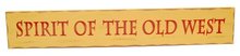 SPIRIT OF THE OLD WEST HOME DECOR W