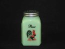JADE JADITE JADEITE ROOSTER ARCH FLOUR SHAKER