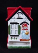 PORCELAIN RED RIDING HOOD MATCH SAFE