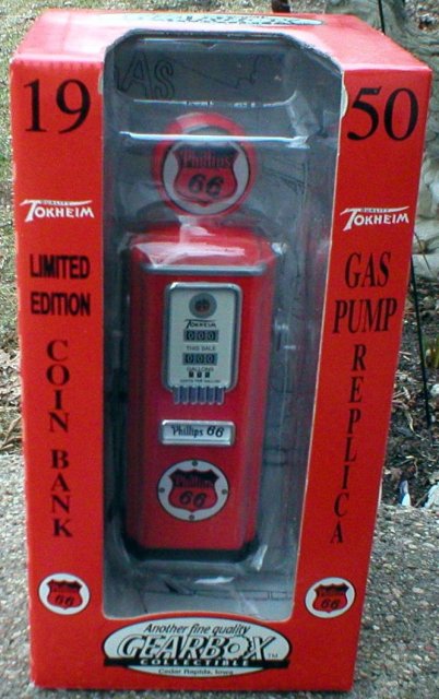 1950 TOKHEIM PHILLIPS 66 DIECAST GAS PUMP S
