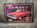 DODGE DART GTS MUSCLE CAR TIN SIGN