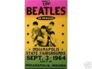 BEATLES 1964 INDIANAPOLIS CONCERT POSTER