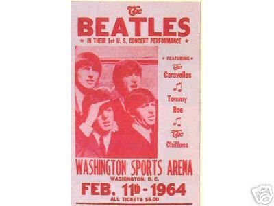BEATLES 1964 CHRISTMAS SHOW CONCERT POSTER PRINT