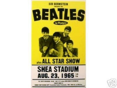 BEATLES SHEA STADIUM 1965 CONCERT POSTER PRINT PICTURE