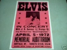 ELVIS 1972 CONCERT POSTER PRINT ADV AD PICTURE E