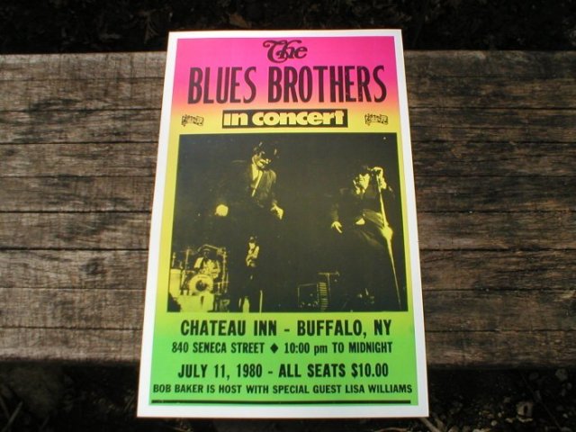THE BLUES BROTHERS 1980 CONCERT POSTER PRINT PICTURE B