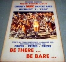 NUDE BICYCLE RACE RETRO ADV PRINT POSTER PICTURE N