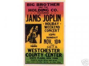 JANIS JOPLIN BIG BROTHER RETRO CONCERT POSTER PRINT J