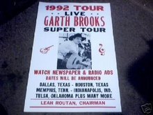 GARTH BROOKS CONCERT POSTER