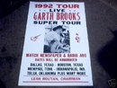 GARTH BROOKS CONCERT POSTER