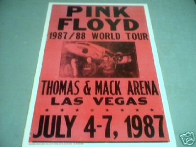 PINK FLOYD 1987 CONCERT POSTER PRINT ADV AD PICTURE PIC